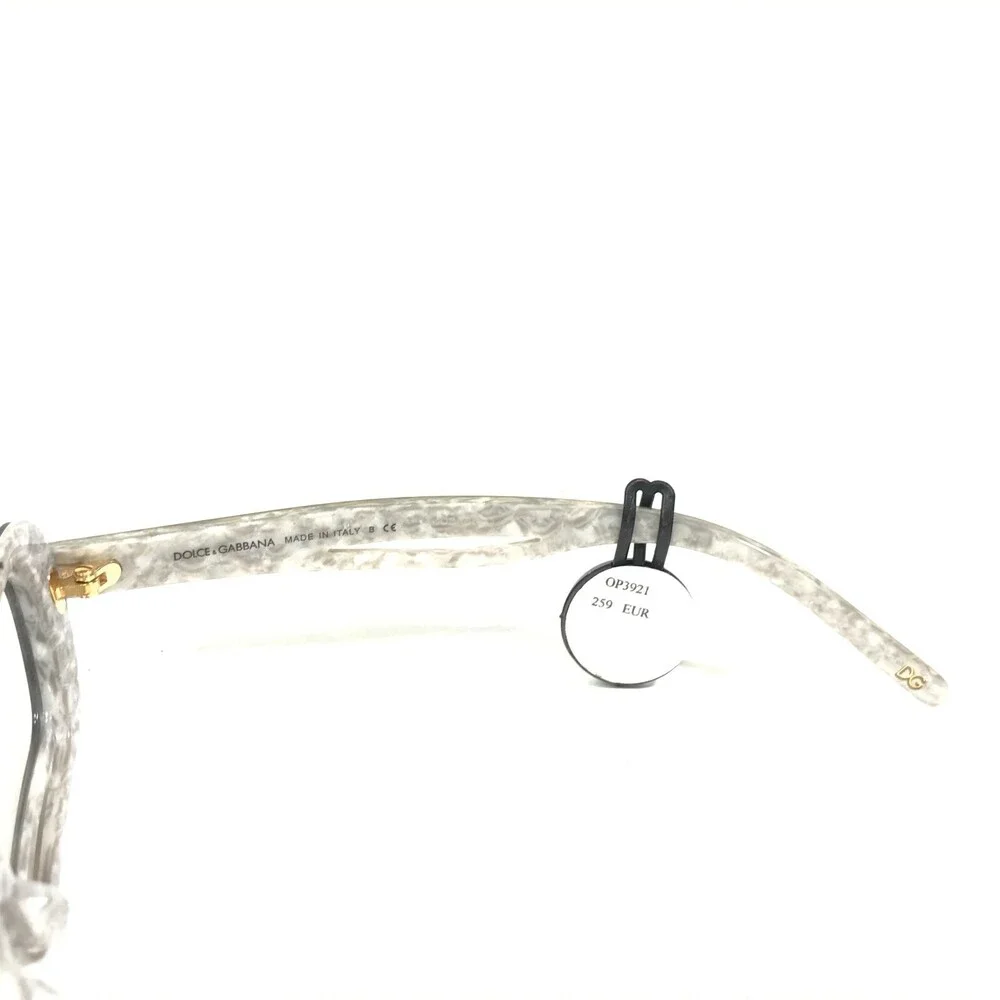 Dolce & Gabbana DG3086 1605 Eyeglasses Frames Ivory Brown Tortoise 50-16-135